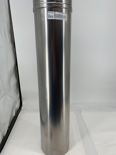 DuraVent FSVL3608 FasNSeal 8" x 36" Stainless Steel Vent Length 810003347 - Picture 3 of 5