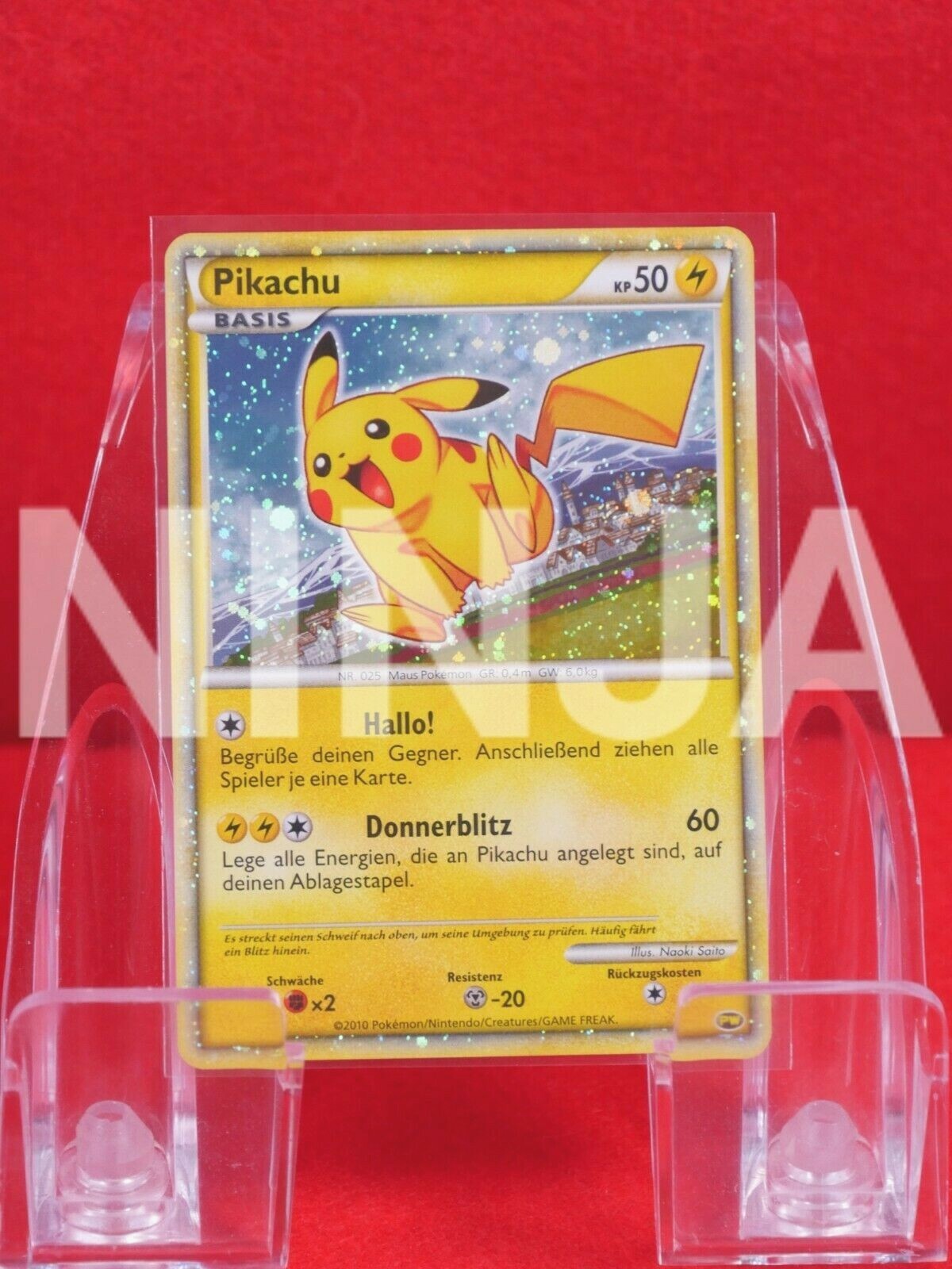 *{S- rank}* Pokemon Card Pikachu WORLD COLLECTION \