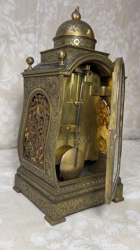 Reloj Desbois Grays Inn Passage ¡Funciona! Fusee Mvmt., Estuche de bronce, alrededor de 1860 - Vídeo 1 de 1