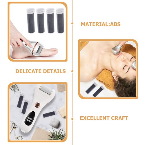 6 Pcs Tête De Rechange Pour Meuleuse Pied Soins Aux Pieds Rouleau Lime collections À