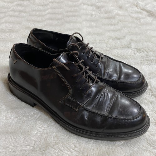 Bostonian 22762 Men's Black/Brown Leather Lace Up Derby Dress Shoes Size US 11M - Picture 2 of 9