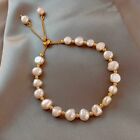 Fashion Charm Pearl Bracelet Adjustable Bangle Women Wedding Party Jewelry Gift