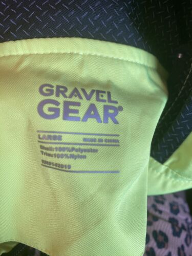 Gravel Gear Jacket Class 3 Hooded High Visibility Lime Waterproof Work Mens Sz L - Picture 3 of 6