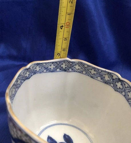 Arita Fuki Choshun Old Imari Bowl Cup 19th Century Edo Meiji Period Antique - Picture 9 of 11