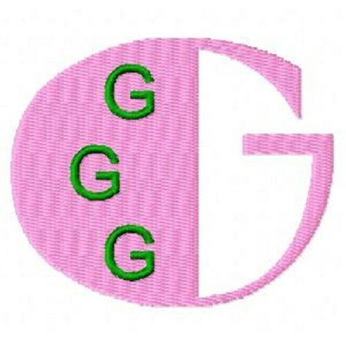 BIG & BOLD Alphabet, Quilting Blocks, Machine Embroidered, 26 squares - Picture 7 of 12