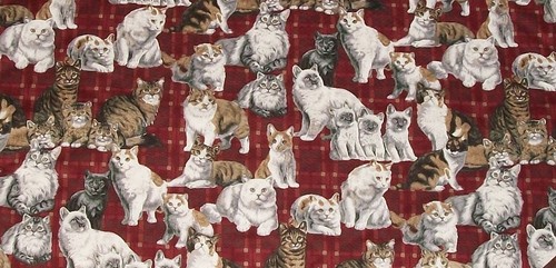 NEU Handgefertigte Gesteppte Tischmatte Kerzenmatte Herzstück Katze Katze - Bild 3 von 3