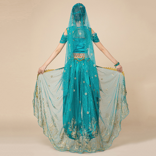 Festival Arabische Prinzessin Kostüme Indischer Tanz Party Cosplay Kostüm Outfit - Bild 2 von 48