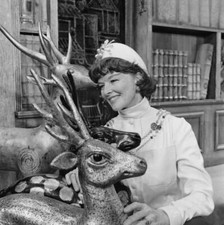 Katharine Hepburn dressed as French fashion designer Coco Chanel i- Old Photo 10