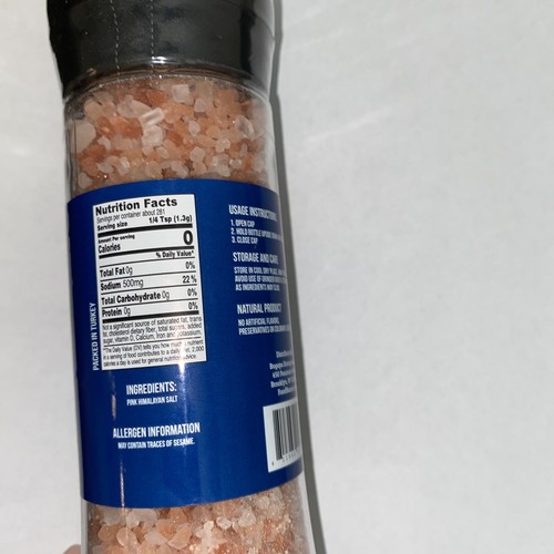 Himalayan Pink Salt - 12.9oz w Grinder bb 10/2023 Natural product Sealed glass - Picture 5 of 5