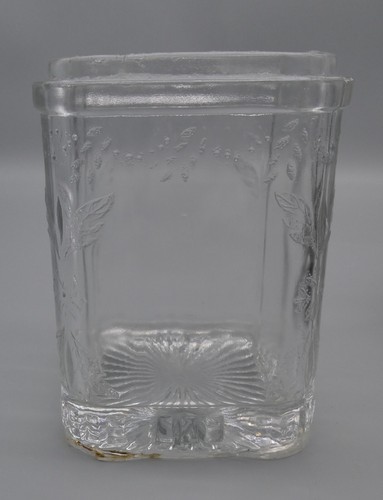 Antike 1890er quadratische Pickle Castor EG Webster Son versilbert floral Repousse - Bild 17 von 24