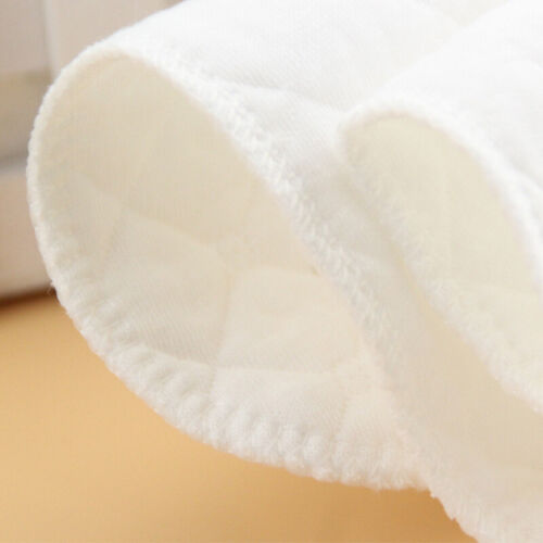 10x Muslin 100% Cotton White Nappy Baby Nappies Pack Cloth Reusable Bib Wipe - Picture 5 of 7