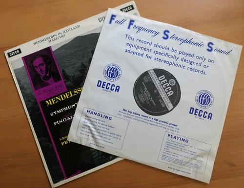SXL 2246 ED1 Mendelssohn In Scoland Peter Maag EX Decca 1st WBG 1E 1E - Picture 7 of 7