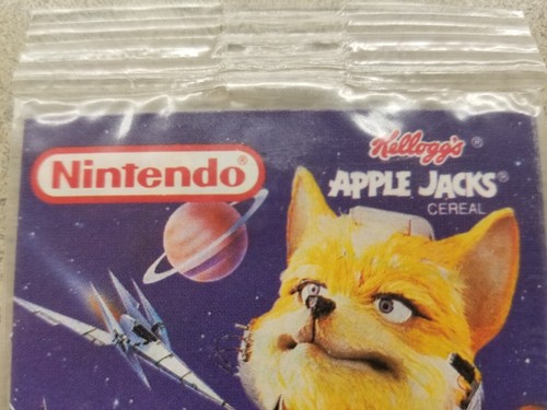 1 FOX McCLOUD Nintendo Kellogg's Apple Jacks Cereal Prize 1993 Sealed RARE - Picture 3 of 3