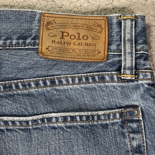 Polo Ralph Lauren Jeans Men's Size 34x32 Hampton Relaxed Straight Leg Blue Jeans - Picture 9 of 19