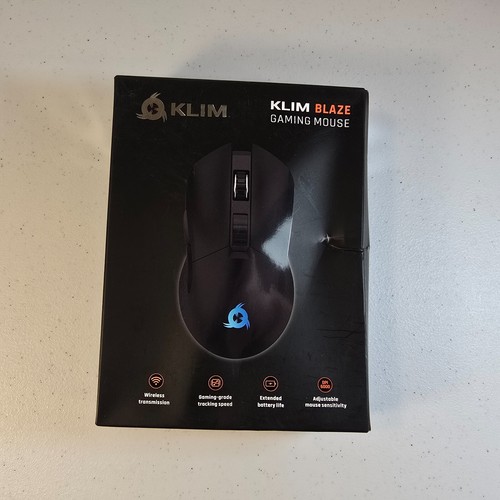 KLIM Blaze  High-Precision Wireless Gaming Mouse, USB & 2.4GHz, 7-Button - New - Picture 1 of 4