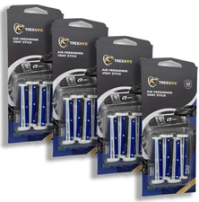 TrexNYC Car Air Fresheners Vent Stick, Fragrance up to 30 days, New Car, 4 PK