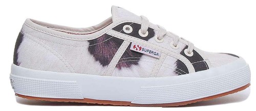 Superga 2750 Fantasy Damen-Schnürschuhe Canvas in beige Größe UK 3 - 8 - Bild 2 von 6
