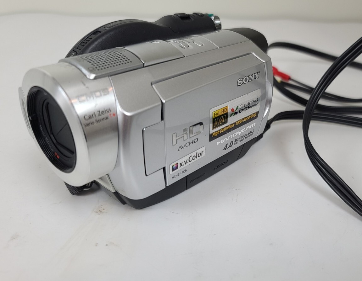 Sony Handycam HDRUX5 HD DVD Camcorder Disc Error Memory Card Slot