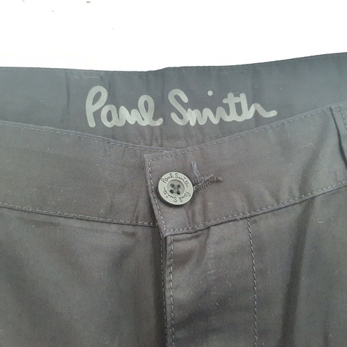 Paul Smith Mens Size 40 Black Cotton Chino Straight Leg Pants - Bild 6 von 8