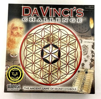 Da Vinci's Challenge Board Game Briarpatch 2004 Strategy History NIB Gift