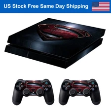 Vinyl Decal Protective Cover Sticker for PS4 Playstation 4 Console & Controllers