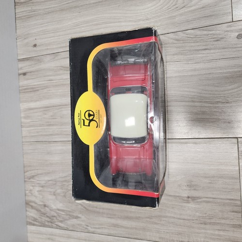 Parts Plus 1957 Chevy Bel Air Hardtop Diecast Model Car 1:25 Red/White - Picture 2 of 9