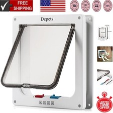 Large Cat Door for Interior and Exterior Use - Weather-Resistant  Stylish