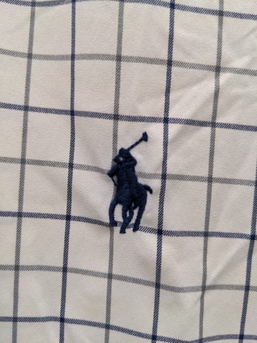 Ralph Lauren Performance Check Classics White Tall Button Down Long Sleeve LT - Picture 8 of 22