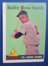 1958 Topps Bobby Gene Smith (St. Louis Cardinals) #402 VG