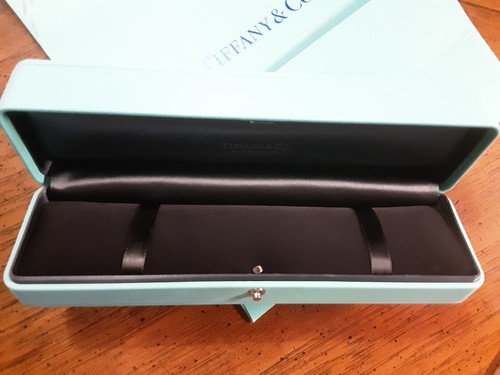 Scatola bracciale blu Tiffany & Co con scatola esterna ed extra. Ottime condizioni. - Foto 3 di 6