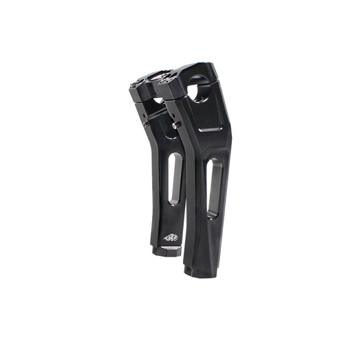 8.0" Black Handlebar Riser 1" Clamp Kit for Harley 18-later FXBB 20-later FXST - Picture 8 of 9