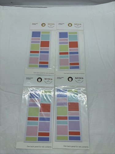 4 x Post-it® Translucent Sticker NTD8-TS-1 | LOT = 192 TOTAL STICKER (B41 - Bild 1 von 6