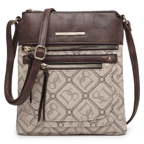 Dasein Womens Lightweight Crossbody Bags Shoulder Travel Purse Zipped Pockets - Picture 6 of 20