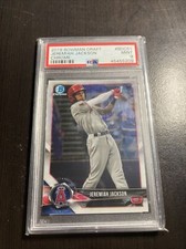 Jeremiah Jackson BOWMAN CARD PSA 9 MINT 2018 MLB T11-161