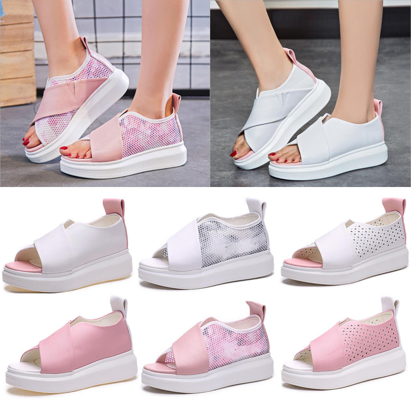 3 Type Women Platform Peep-Toe Low Heels Sandals Slip On Casual Strppy Shoes NEW 3 Type Women Sandals Platform Peep-Toe Low Heels Sandals Women Slip On Casual Strppy Shoes NEW 077e9d