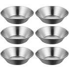  6 Pcs Egg Oven Tray Mini Stainless  Muffin Tart Mold Baking Supply