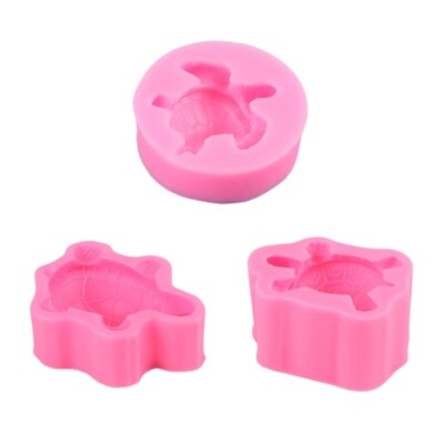 Silicone DIY Chocolate Moulds Dessert Mold Turtle Shaped Cake Decorating Tools