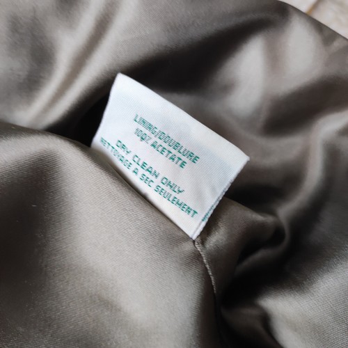 Henry White Ireland Vintage Womens Longline Olive Green Coat Wool Cashmere Uk 16 - Picture 9 of 18
