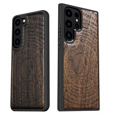 Wood Phone Case for Samsung Galaxy S24 S23 Ultra S22 S21 Plus FE Note20 5G Cover