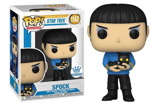 Funko Pop Televisión Star Trek - Spock con Gato - Funko (Exclusivo) #1142 COMO NUEVO - Imagen 2 de 4