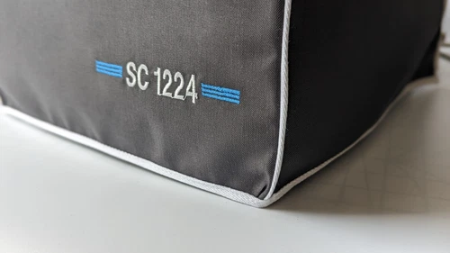 ATARI MONITOR SC1224 - Dust Cover- graphite grey cotton canvas