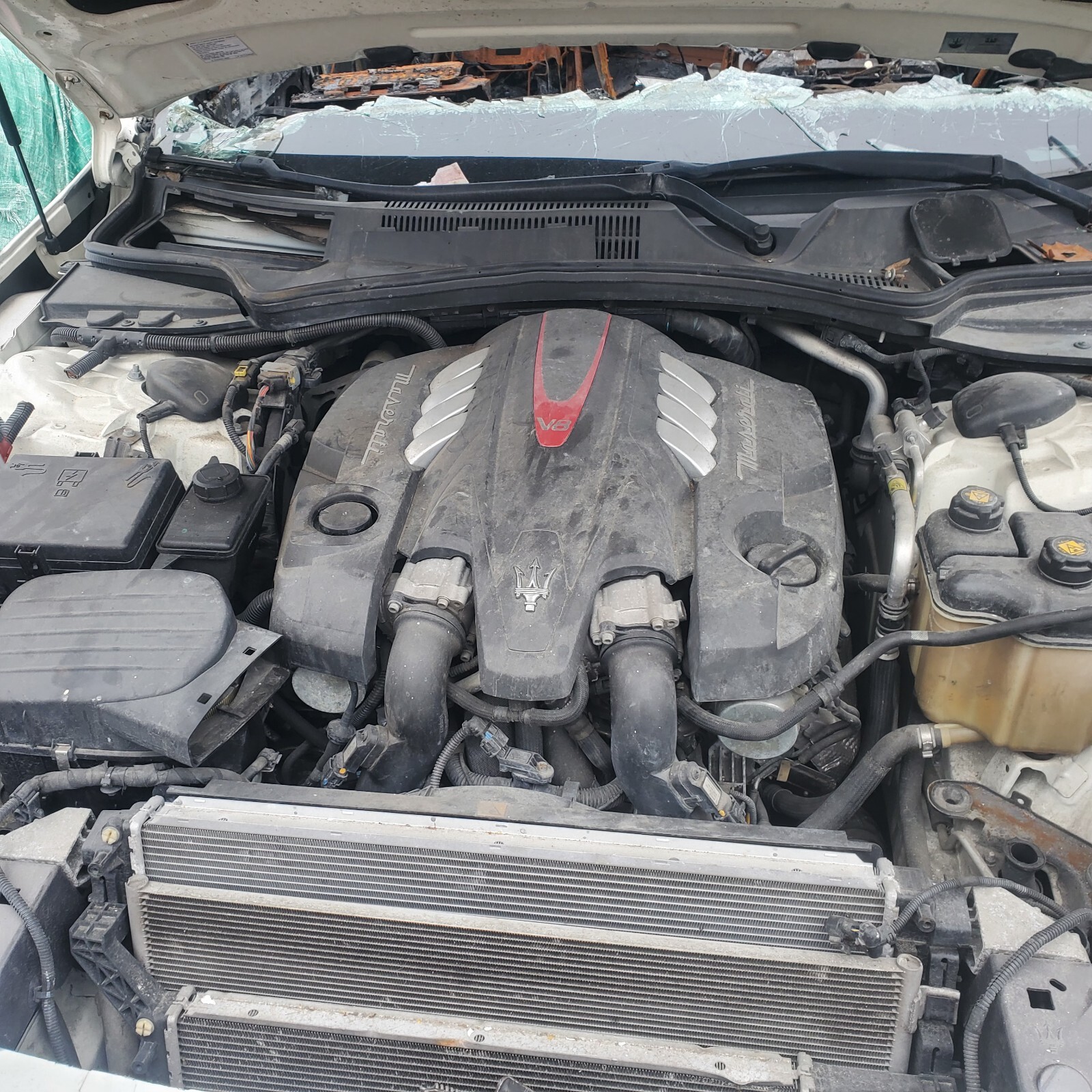 13-17 Maserati Quattroporte GTS 3.8L V8 Twin Turbo Engine Motor 45K OEM