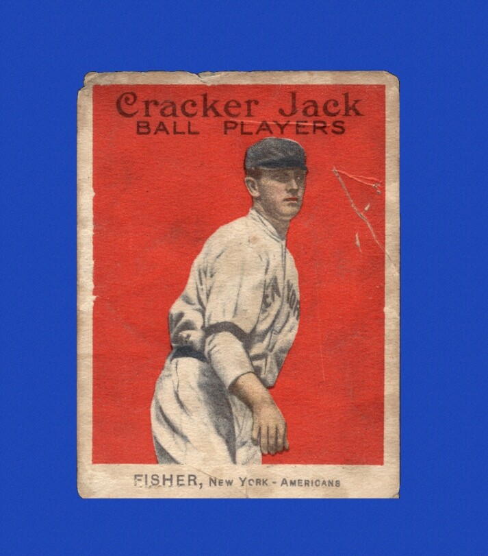 1914 Cracker Jack Set-Break #102 Ray Fisher LOW GRADE (filler) *GMCARDS*