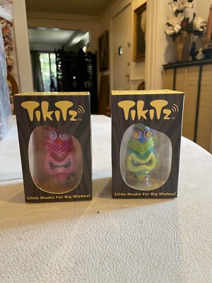 SDCC TIKITZ - TIKI TORCH FIGURES - EXCLUSIVE SET 2 COLORS - GREEN AND PINK!