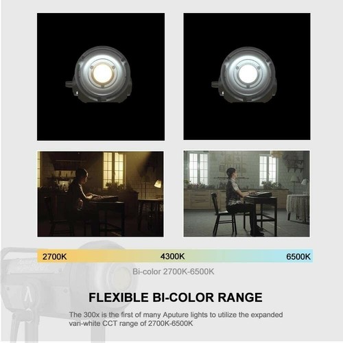 Aputure LS 300x 350W Bi-Color LED Video Light Kit with Light Dome III + C Stand - Picture 5 of 12