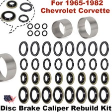 For 65-82 Corvette Disc Brake Caliper Rebuild Kit & Tool (4 Wheels Front & Rear)