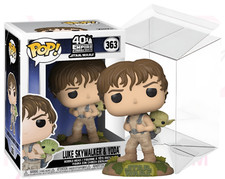 Star Wars Funko POP 363 Luke Skywalker con Yoda Empire Strikes Back PROTECTOR