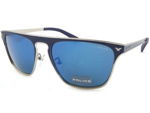 2 da sole PoliceHistory a S8978 SilverLenti specchio Occhiali Matte 502b Blue 2EDIWH9