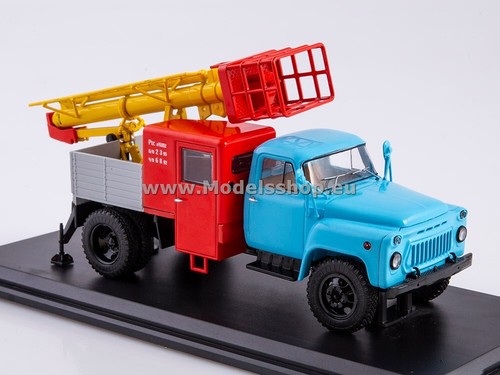 SSM1527 Telescopic lift on truck TVG-15(52) GAZ-52 /blue-grey/ - Foto 4 di 6