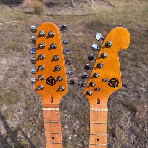 Stratocaster Style Double-Neck Guitar Light Pro Relic Please Read - Picture 7 of 11